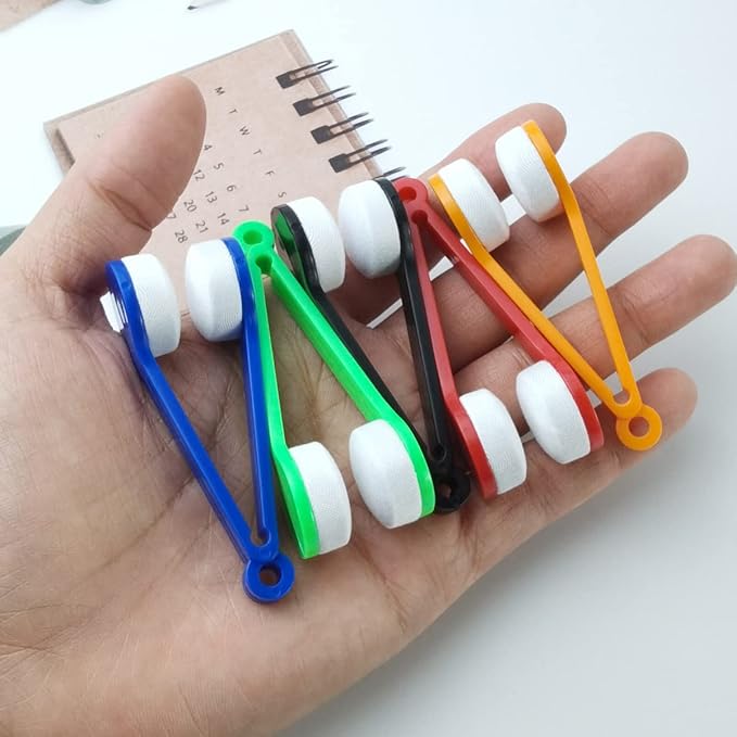 GXXMEI 40PCS Mini Sun Glasses Eyeglass Microfiber Spectacles Cleaner Brush - Image 3
