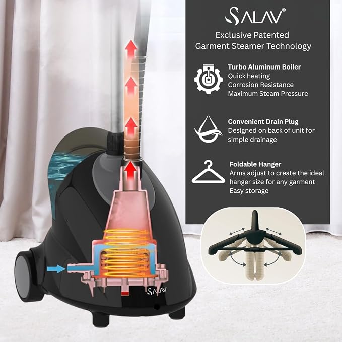 SALAV GS18-DJ Standing Garment Steamer - Image 7