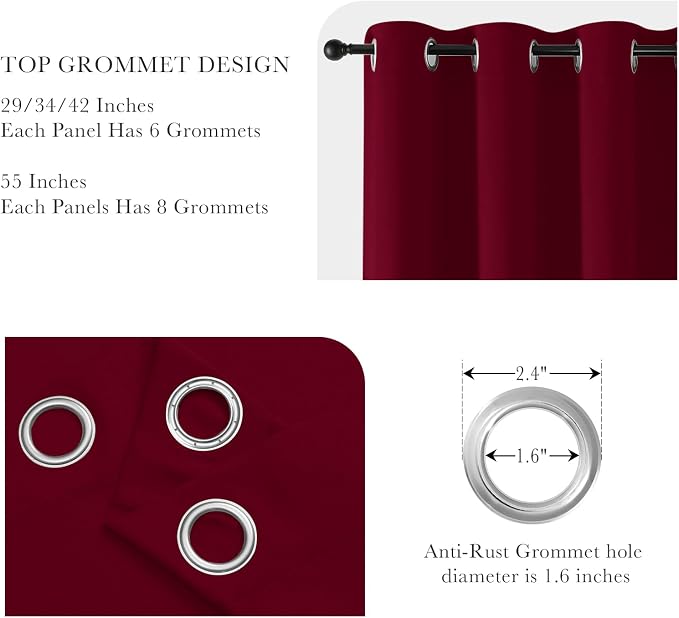 PONY DANCE Blackout Curtains for Bedroom - Image 4