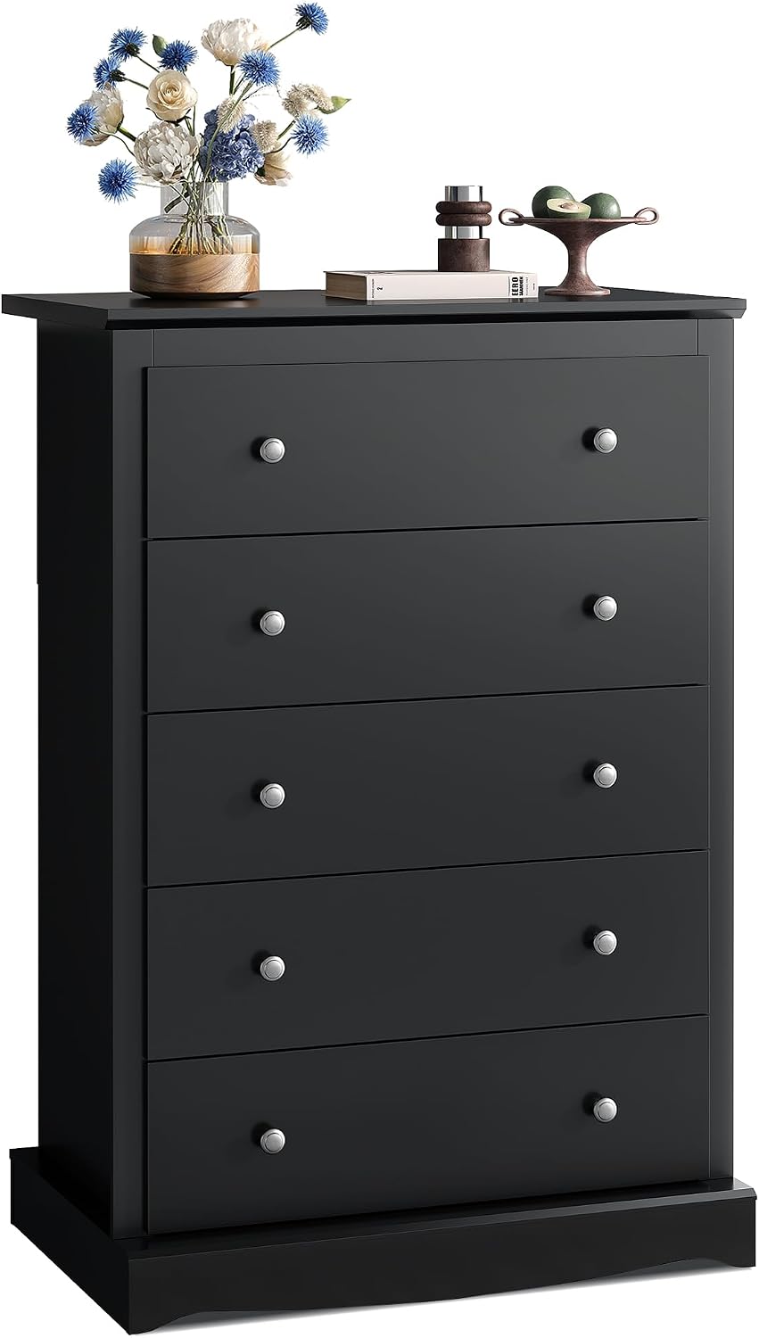 WLIVE 5 Drawer Dresser, 45" Tall Dresser for Bedroom with Exclusive Anti...