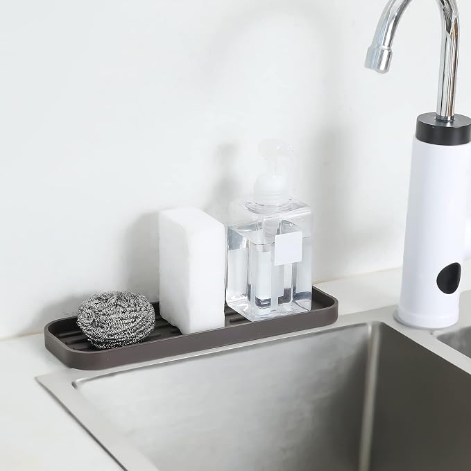 Silicone Kitchen Sink Organizer Tray - Image 8