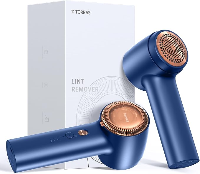 TORRAS Fabric Shaver Lint Remover, Rechargeable Electric 3-Speed Sweater Shaver by TORRAS