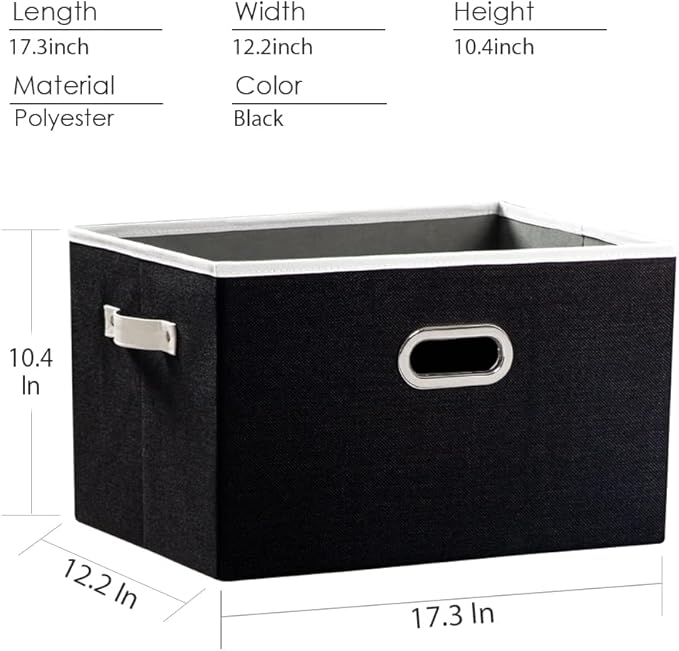 PRANDOM Larger Collapsible Storage Bins - Image 5