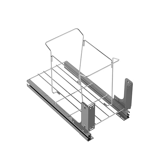 Dowell B15 Aluminum Base Wastebasket Pullout - Image 7