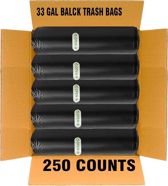 33 Gallon Trash Bags, Construction, Industrial, Janitorial - Image 4