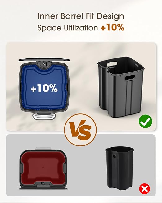 Lovewind Kitchen Trash Can - Image 8