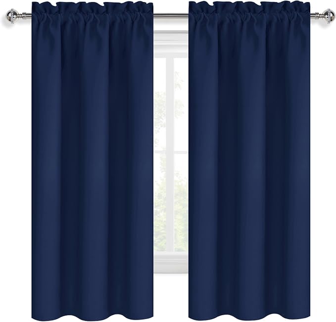 DWCN Navy Blue Blackout Curtains - Image 9