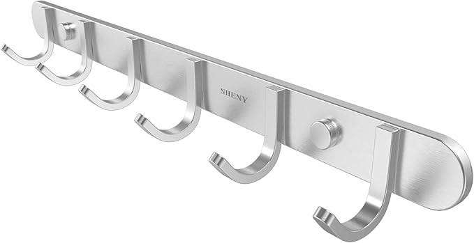 Coat Hook Wall Mount Towel Rack by NHENY