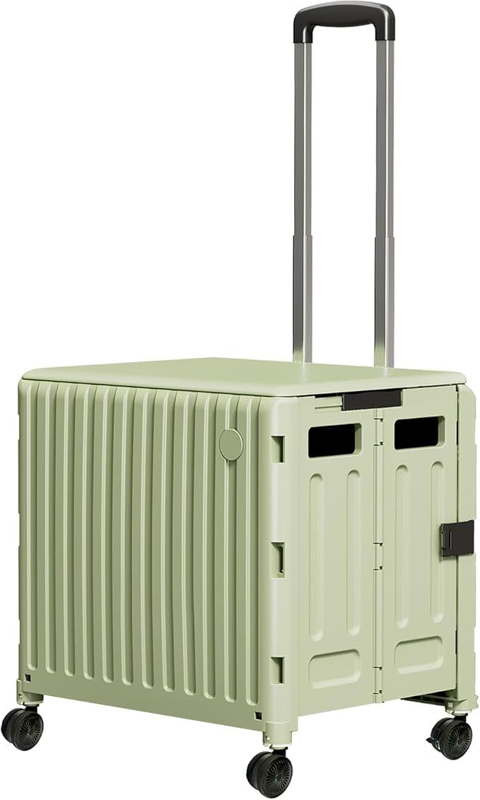 Heavy Duty Rolling Cart for Stairs：Collapsible Utility Crate by TODAYGO