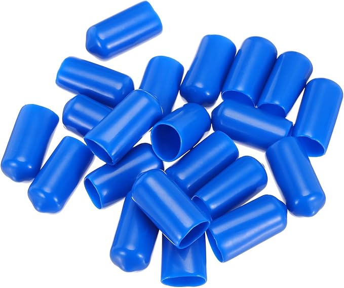 uxcell 20pcs Rubber End Caps 10mm ID Vinyl PVC Round Tube Bolt Cap Cover Screw - Image 4