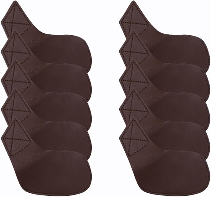I Golf Iron Headcovers 10pcs PU Fit Both Right-Handed Clubs Golf Club Protector - Image 3