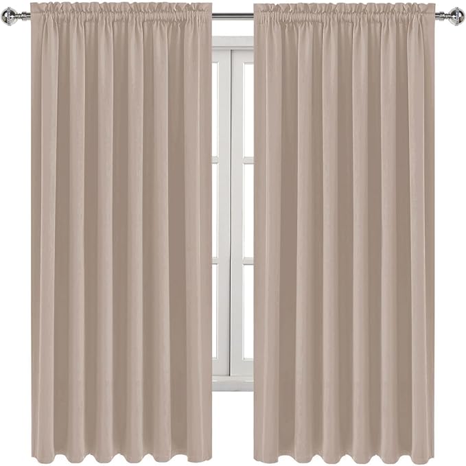 DWCN Blackout Curtains for Living Room Thermal Insulated, Energy Saving & Noise - Image 9