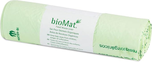 bioMat 35 Gallon Compostable Trash Bags by VisitbioMat