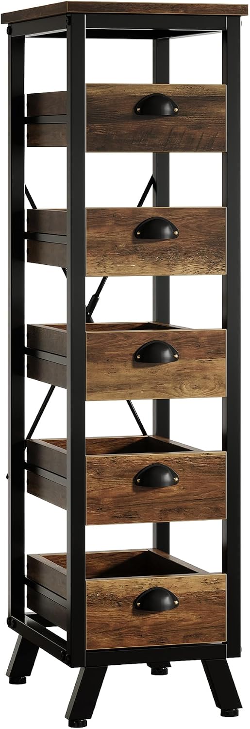 Tribesigns 5-Tier Kitchen Stand Fruit and Vegetable Storage Rack Set of 2