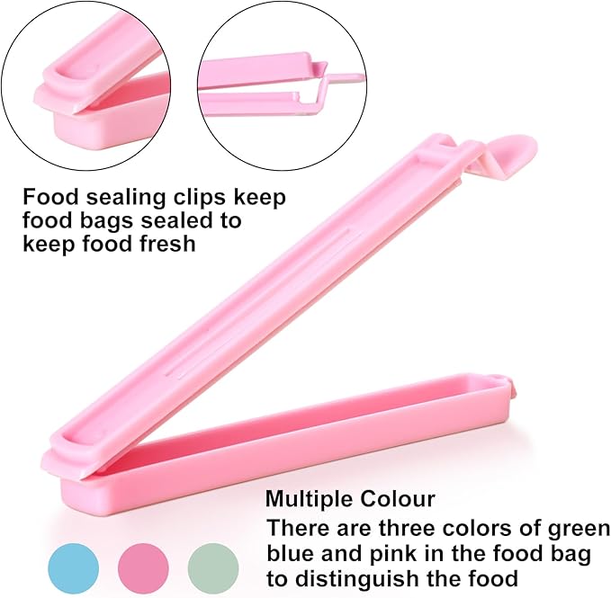 40 PCS Sealing Clip Bag Plastic Bag Chip Clips Large Size Food Bag Clips - Image 4