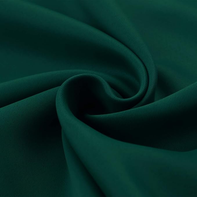 BGment Emerald Green Blackout Curtains 40 Inches Long - Image 8