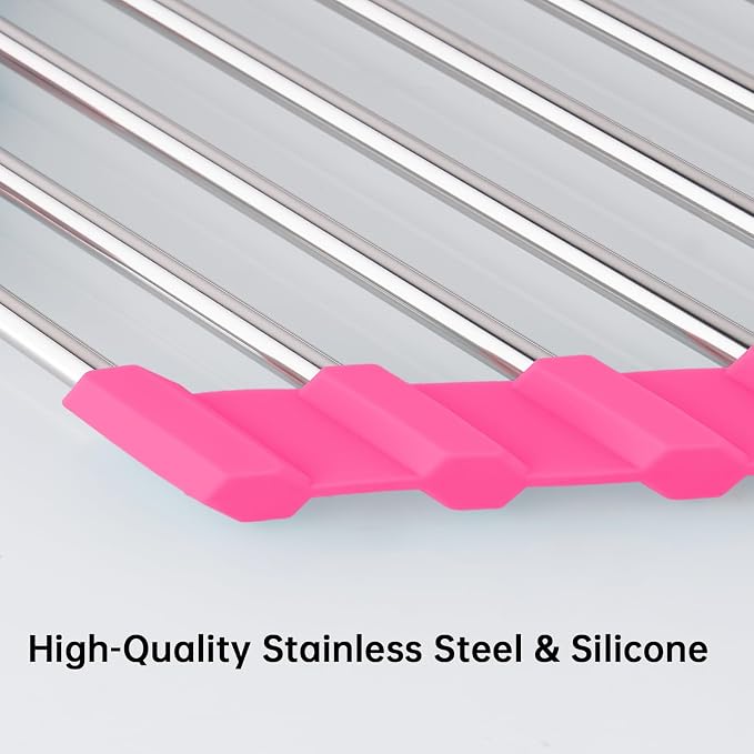 Tomorotec Triangle Roll-Up Dish Drying Rack - Image 3