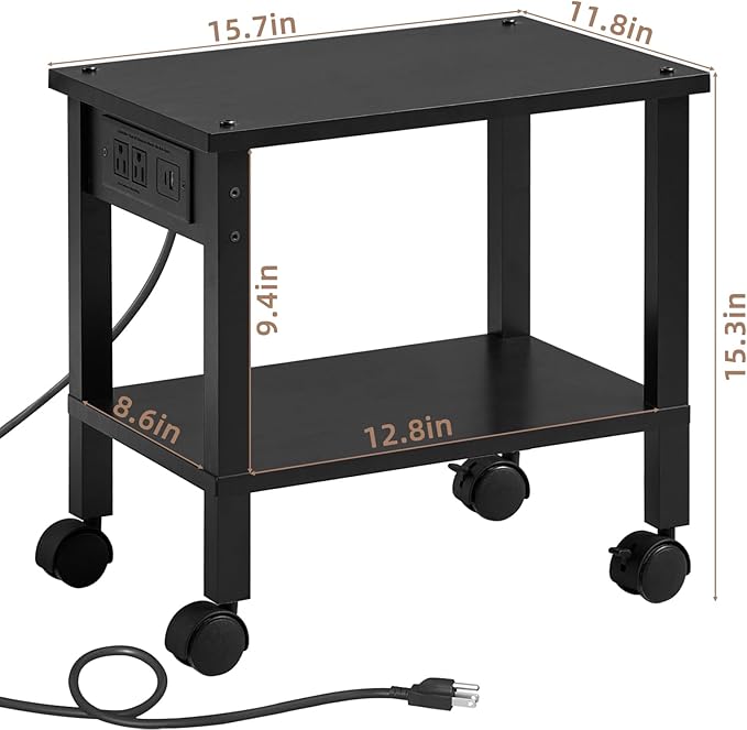 Lerliuo Under Desk Printer Stand - Image 2
