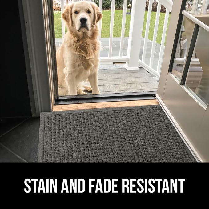 GORILLA GRIP Front Door Mat, Indoor Outdoor Ultra Absorbent HydroAbsorb Doormat - Image 9