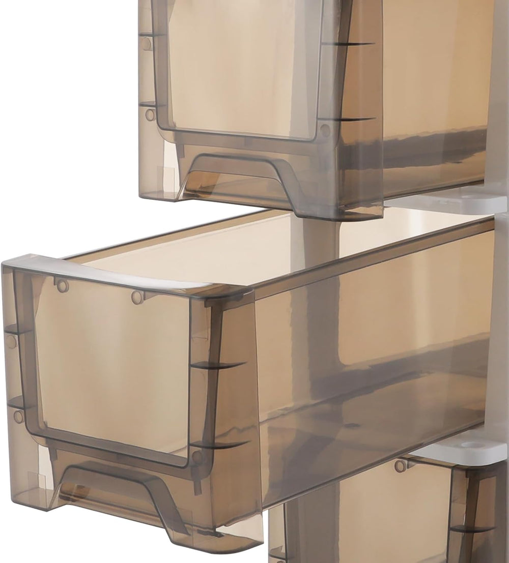 5 Drawers Storage Cabinet, Floor Standing Cabinet with Top Notch Storage Spac...