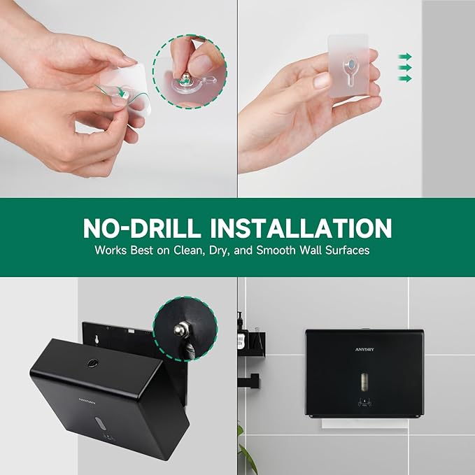 Wall-Mounted Paper Towel Dispenser – Fits Tri-Fold Towels up to 10x3.1 Inches - Image 5