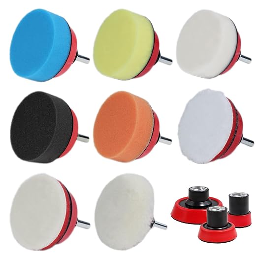 Car Foam Polishing Buffing Kit, Polishing Buffing Pads, Wool Pads, Polishing & - Image 7