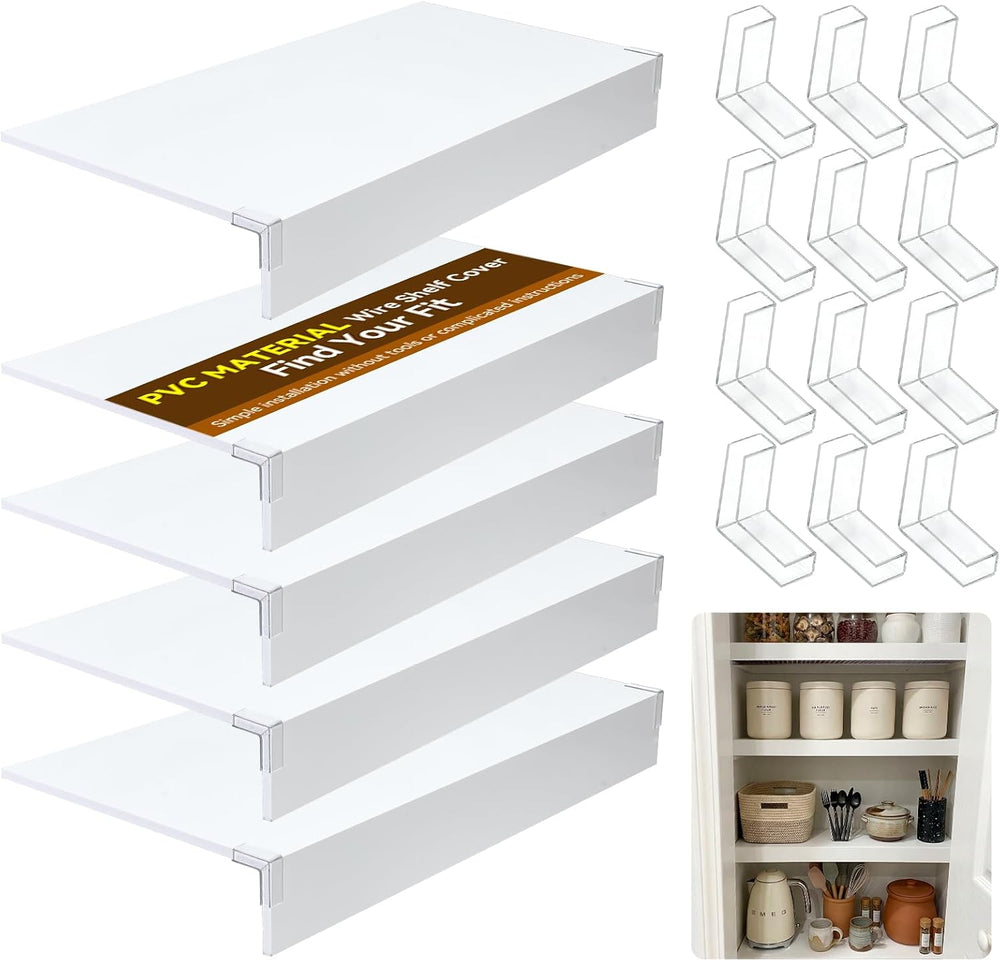 Wire Shelf Cover 24 * 16, 5 PCS Wire Rack Covers for Shelves