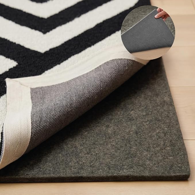 GORILLA GRIP Felt and Natural Rubber Stay in Place Slip Resistant Rug Pad by GorillaGrip
