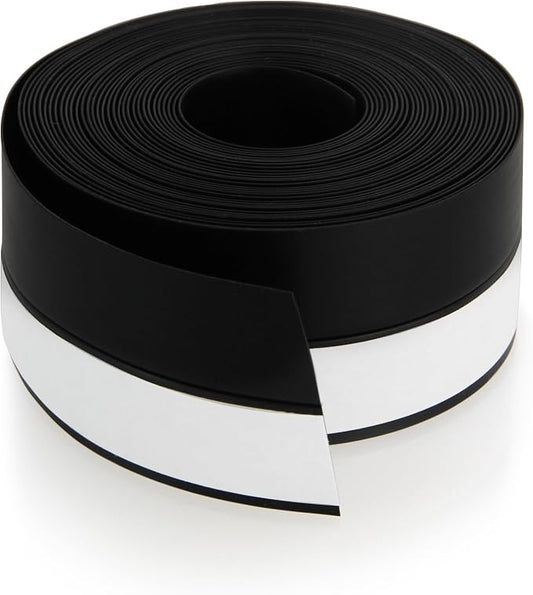 Silicone Weather Stripping Door Seal Strip, 16.4 Feet Self Adhesive Sealing by Vivikivi