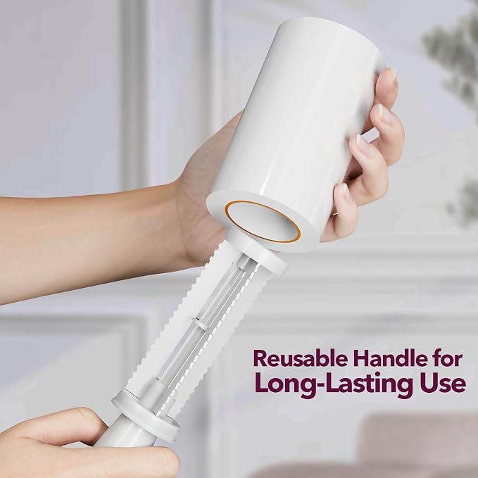 Lint Rollers for Pet Hair Extra Sticky, 880 Sheets Mega Value Set Lint Roller - Image 2