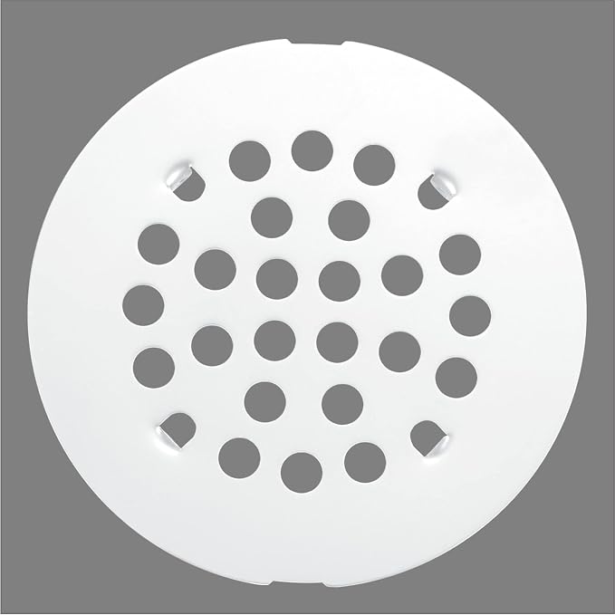 rrajj 4-1/4 Inch Round Snap-in Shower Floor Drain Cover Replacement Cover by RRAJJ