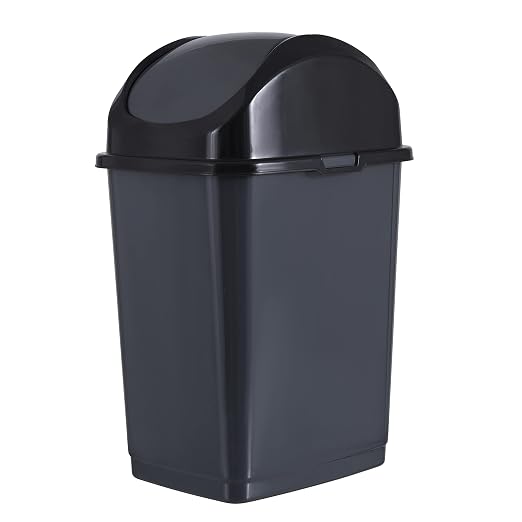 Superio Kitchen Trash Can with Swing Top Lid 9 Gallon Slim Waste Bin 37 Qt - Image 3