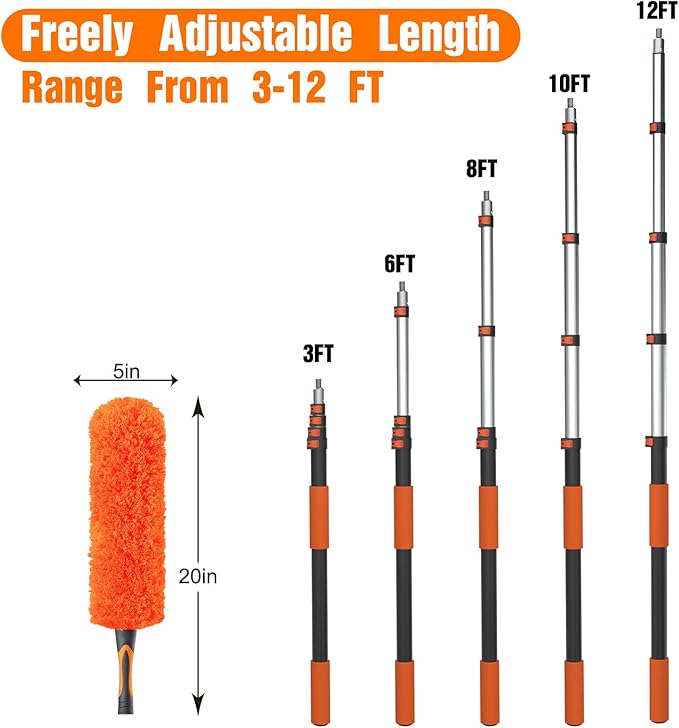 20FT High Reach Duster Cleaning Kit - Image 5