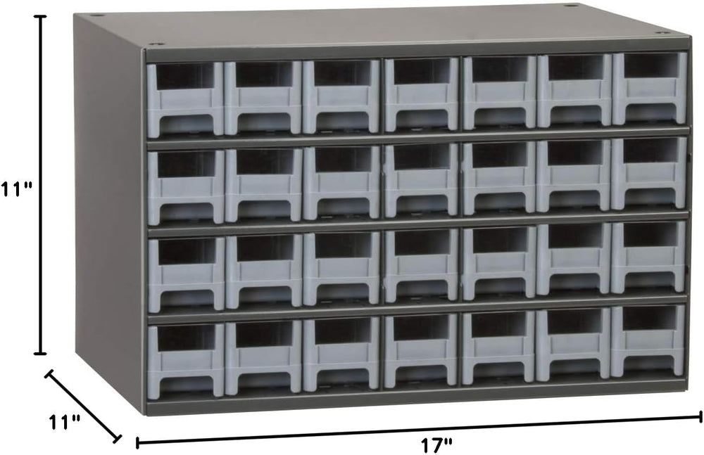 Akro-Mils Steel Garage Storage Cabinet, Small Parts Organizer Metal Cabinet f...
