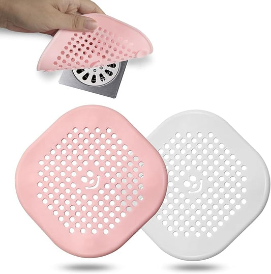 2 Pack Drain Hair Catcher Durable Silicone Drain Protector Hair Stopper by Couidlmakeslifecolorful