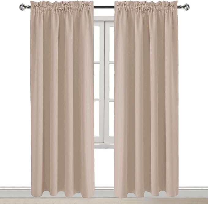 DWCN Blackout Curtains for Living Room Thermal Insulated, Energy Saving & Noise - Image 9