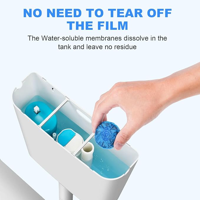 CHMI 100 Pack Toilet Bowl Cleaner Tablets, Long-lasting Bathroom Toilet Tank - Image 6