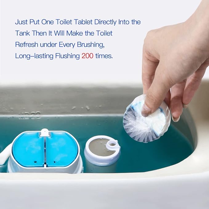 KIISIISO Toilet Bowl Cleaners 40 PACK, Long-Lasting Toilet Bowl Cleaner Tablets - Image 5