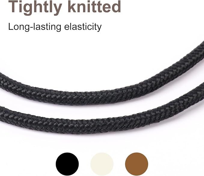 328 Feet 1/4 Inch Black Polyester Rope, 6mm Polypropylene Utility Rope - Image 6