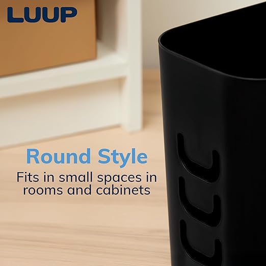 STORi Luup Bathroom Wastebasket, Secure Grocery Bags, Plastic Garbage Container - Image 6