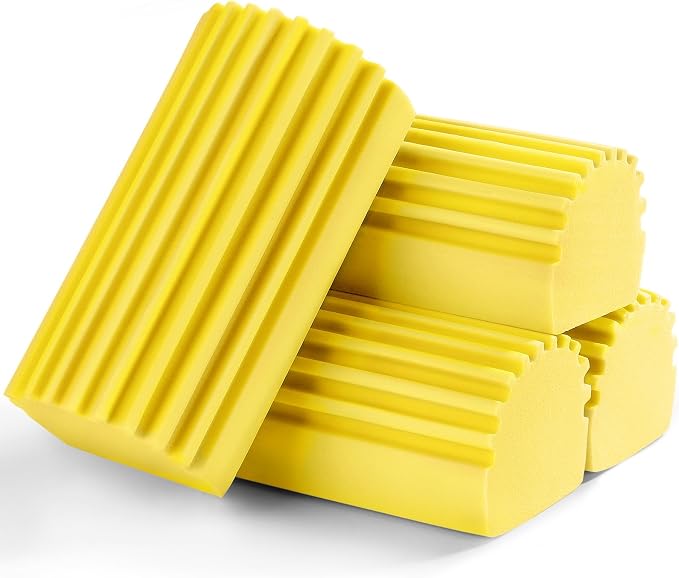 4-Pack Damp Clean Duster Sponge Brush by Jeymei