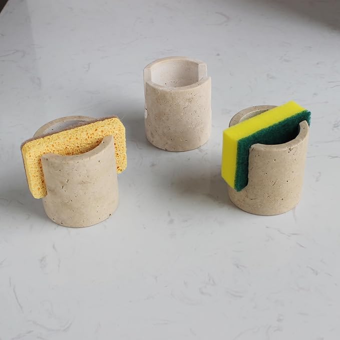 Natural Travertine Sponge Holder - Image 7