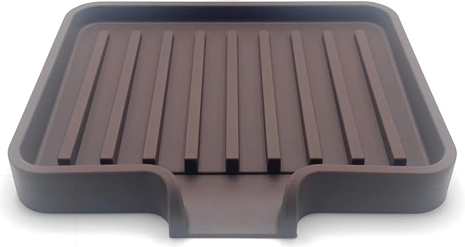Happitasa Silicone Soap Dish Tray and Sponge Holder by Happitasa
