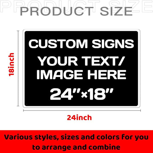 Custom christmas decorations, Aluminum Weatherproof Metal Sign, Optional - Image 2