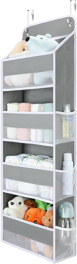 Yecaye 1 Pack Over the Door Organizer, 35.2lbs Load Toy Stuffed Animal Storage - Image 9