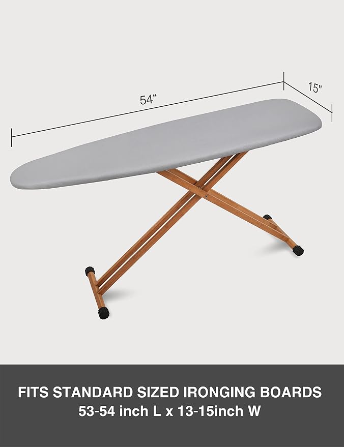 Extra Thick Ironing Board Cover and Pad, Resist Scorching and Staining - Image 6