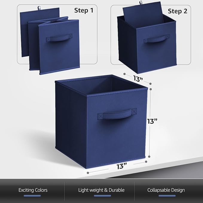 Sorbus 13 Inch Storage Bins - Image 7