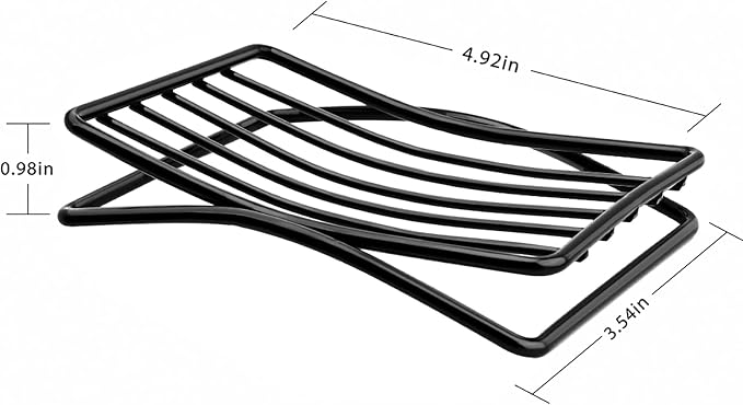 Soap Dish Bar Soap Holder for Shower Bathroom, Stainless Steel Self-draining - Image 7