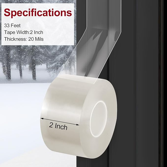 Transparent Window Weather Sealing Tape - Image 2
