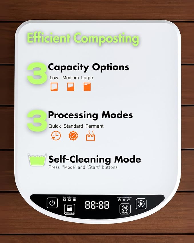 Electric Composter for Kitchen, Compost Bin - 4L Large Capacity - Image 3